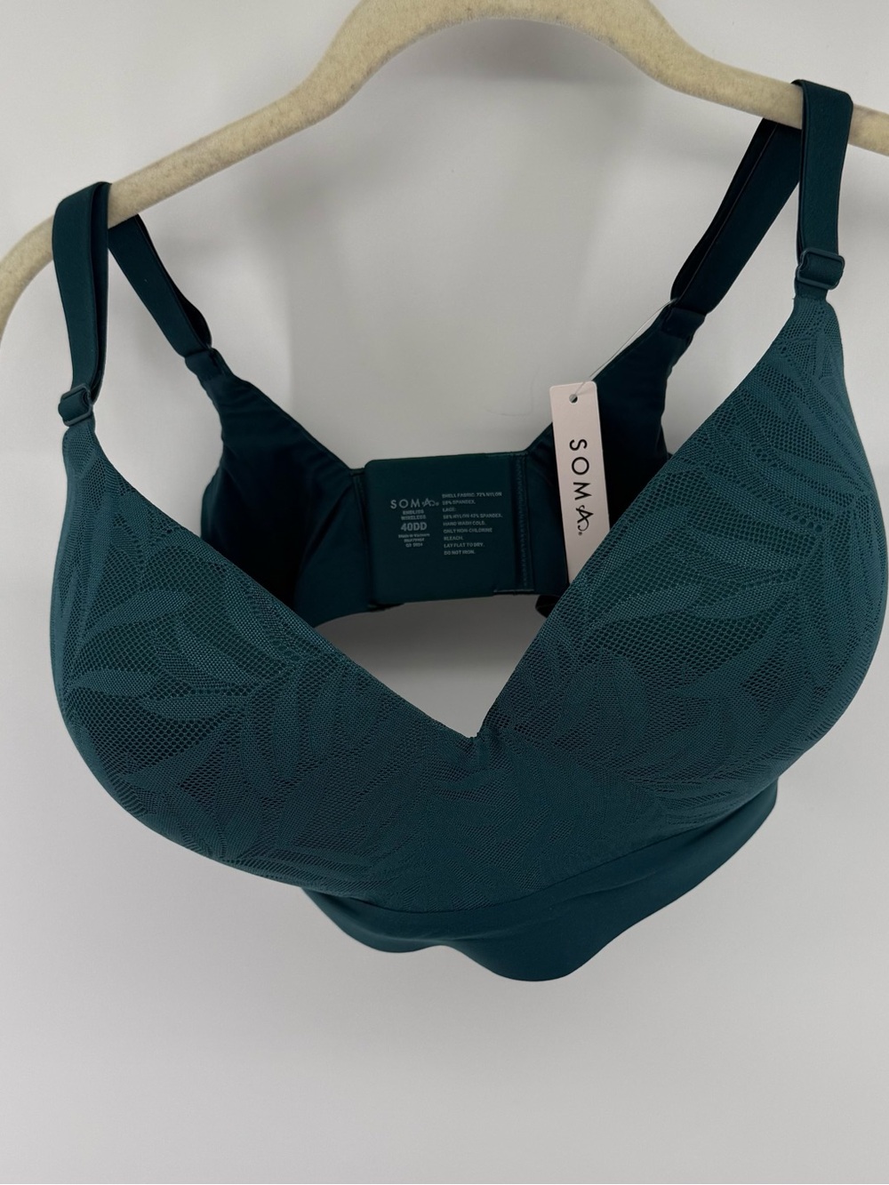 Soma Teal Green Wireless‎ Comfort Bra
